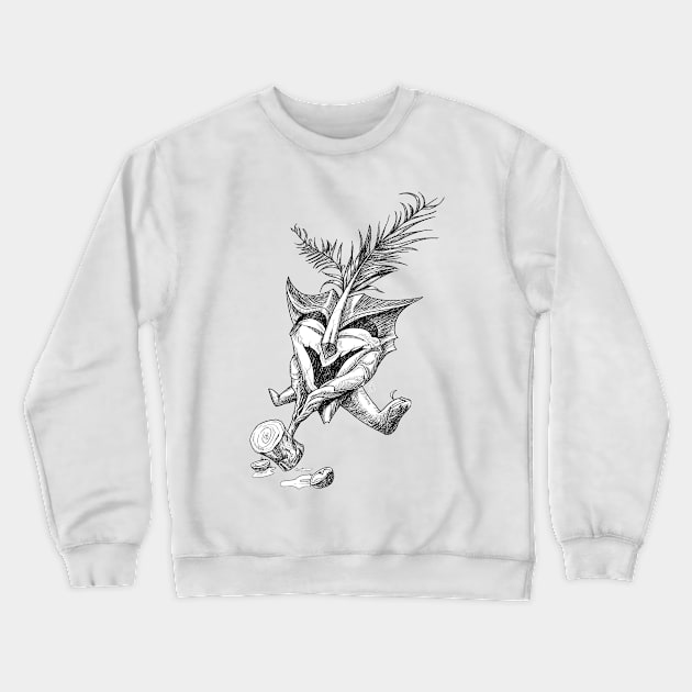 DIVIDED Crewneck Sweatshirt by Franklin Silva Art